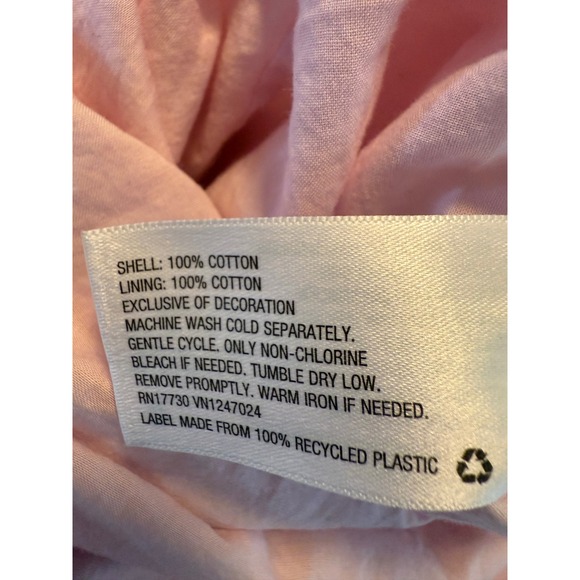 LoveShackFancy Pink Floral Ruffle Tiered Dress XL cottage boho fairy Esme flowy - Picture 6 of 6